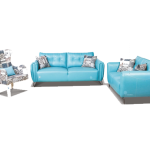 Mahogany Wood Corner Sofa (5-Seater)