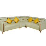 Teakwood Corner Sofa (5-Seater)