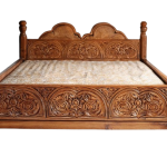 Teakwood King Size Cot