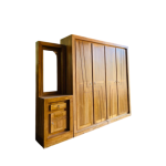 Acacia Wood Almirah Wardrobe-2