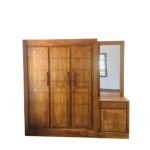 Acacia Wood Almirah Wardrobe-4