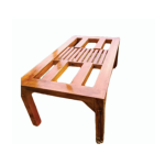 Acacia Wood 4-Seater Dining Table-4