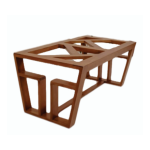 Acacia Wood 4-Seater Dining Table-7