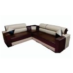 Acacia Wood 2-Seater Sofa-23