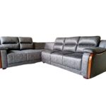 Acacia Wood 2-Seater Sofa-5
