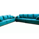 Acacia Wood 2-Seater Sofa-8
