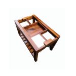 Mahogany Wood Teapoy-5