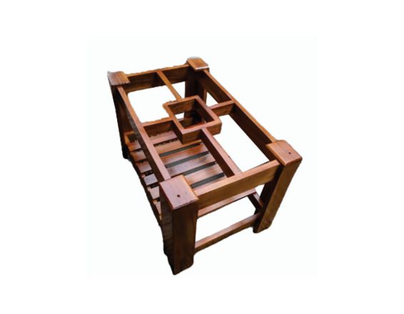 Mahogany Wood Teapoy-8