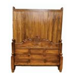 Mahogany Storage Cot-11