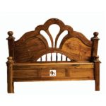 Mahogany Storage Cot-12
