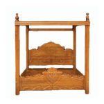 Mahogany Storage Cot-16