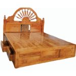 Mahogany Storage Cot-18