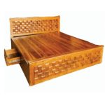 Mahogany Storage Cot-21